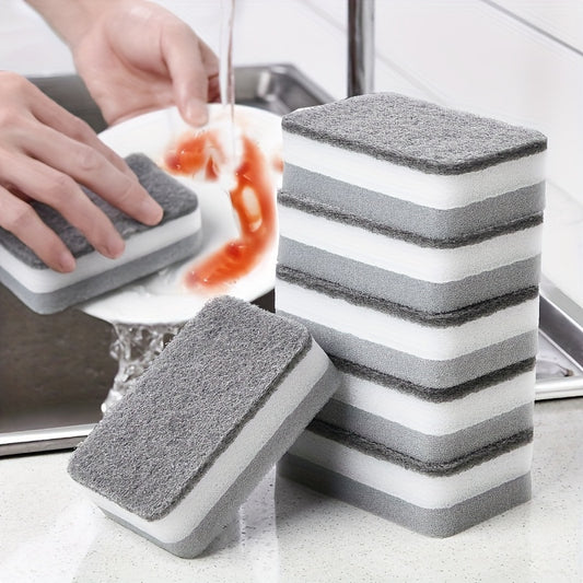6/12 Piece Double-Sided Cleaning Sponge Kit